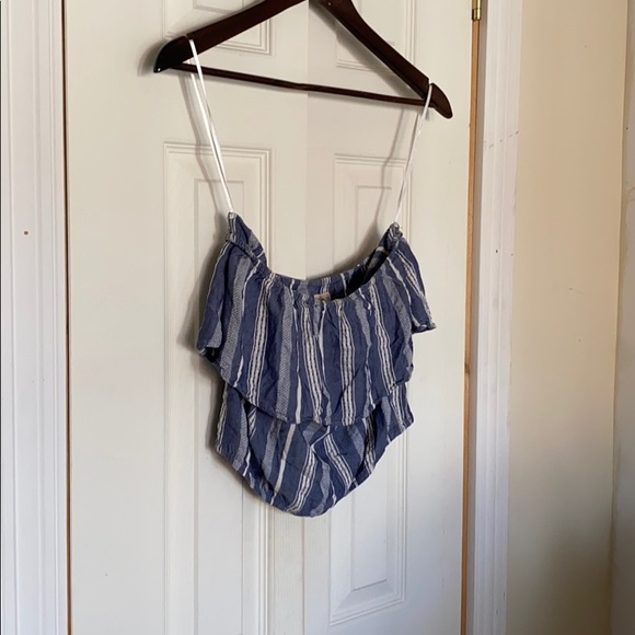 Strapless striped Hollister top - Picture 2 of 4